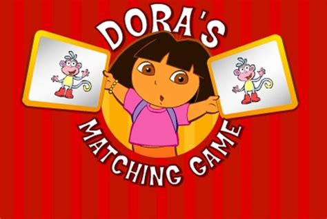 Dora Matching Game screenshot in 2020 | Online games for kids, Dora games, Explorers games