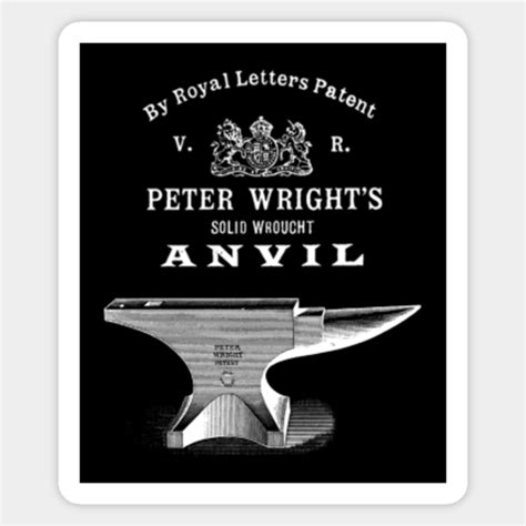 Vintage Peter Wright Anvil Blacksmithing - Blacksmithing - Magnet ...