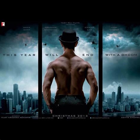 Motion Poster of Dhoom 3 unveiled featuring bare-backed Aamir – SpectralHues