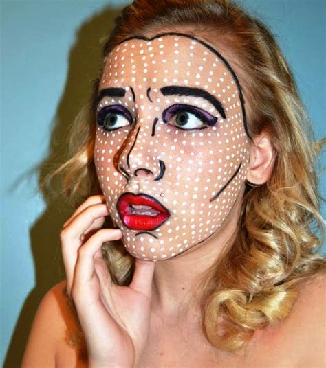 25 Pop-art Halloween Makeup for Women - Flawssy