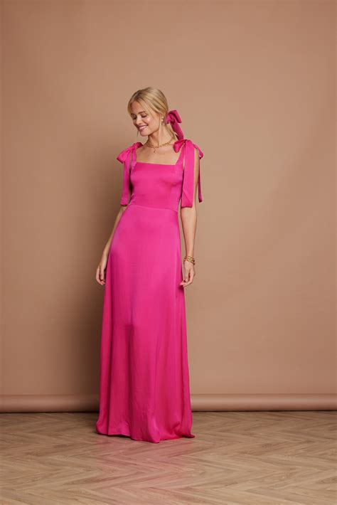 Hot Pink Bridesmaid Dresses, Bm Dresses, Pink Formal Dresses, Hot Pink Dresses, Wedding ...