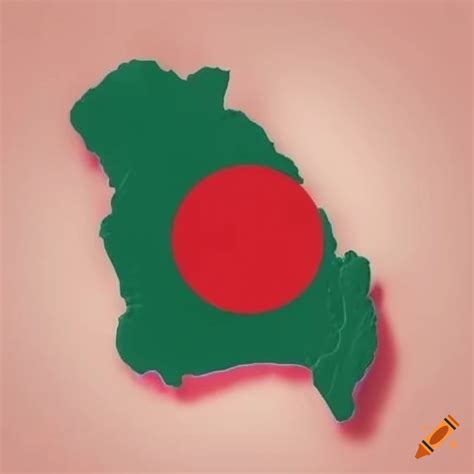 Graphic design of jail bar on bangladesh map