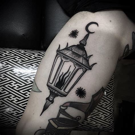 Black Lantern Another one this week - #blackworktattoo #black #blxckink #blackwork #blackworkers ...