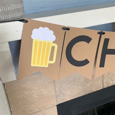 Cheers to 30 Years Banner Beer Banner Birthday Decorations - Etsy