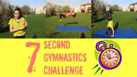 7 Second Gymnastics Challenge - YouTube