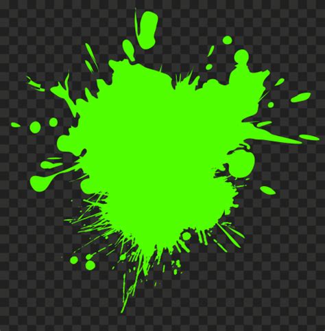 Green Lime Color Paint Splash PNG IMG | Gambar