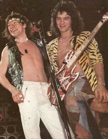 Alex and Eddie Van Halen ️ 😘 1984 They're so cute!!! | Eddie van halen ...