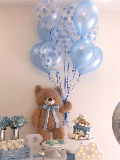 Teddy Bear Baby Shower Decoration | Baby bear baby shower, Teddy bear baby shower decorations ...