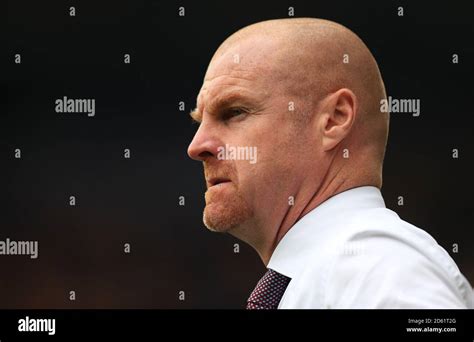 Burnley manager Sean Dyche looks on during the game Stock Photo - Alamy