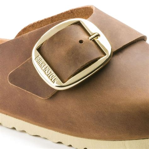 Basel Big Buckle Oiled Leather Antique Brown | BIRKENSTOCK | Leather ...