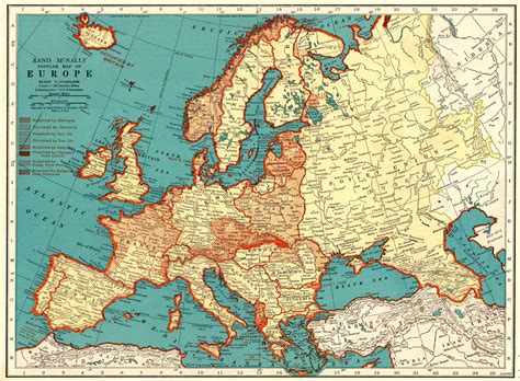 Antique Europe Map