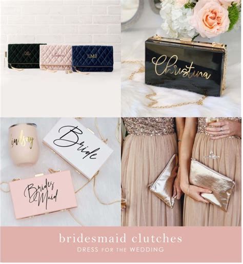 Bridesmaid Clutches + Bags - Dress for the Wedding