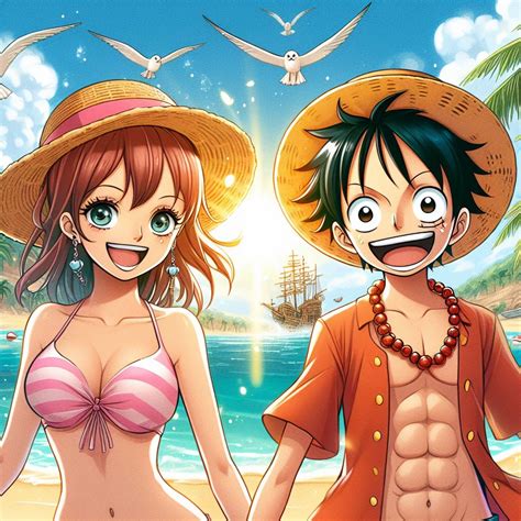 Luffy And Nami by asun121285 on DeviantArt