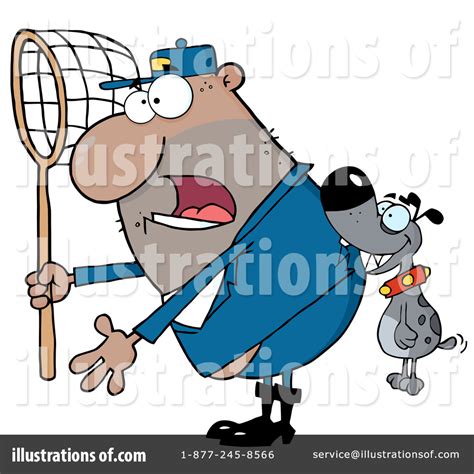 Dog Catcher Clipart #1094144 - Illustration by Hit Toon