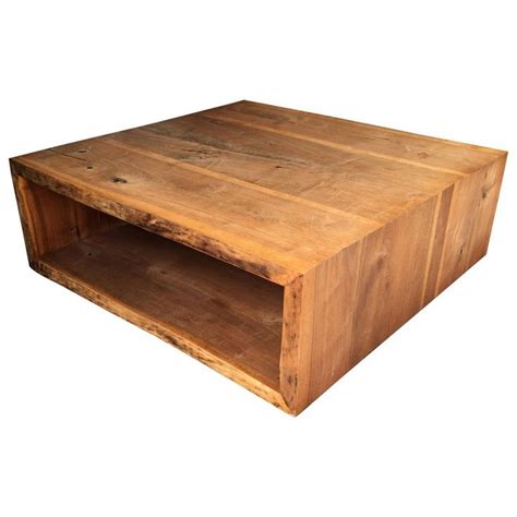 Natural Wood Slab Coffee Table