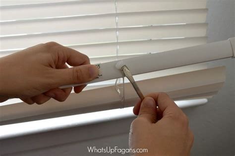 How to Fix Your Mini Blinds! | Mini blinds, Blinds, Blind repair