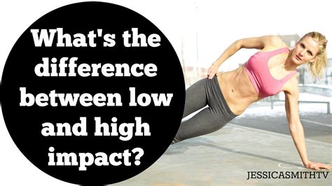 What's the difference between low and high impact exercise, workouts? - YouTube