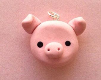 Polymer clay pig | Etsy Polymer Clay Projects, Polymer Clay Charms, Cute Pigs, Crafty Craft ...