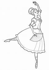 Ballerina Coloring Pages  For Kids And Adults sketch template