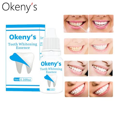 Okeny's Teeth Whitening Essential Oil Oral Hygiene Cleaning Serum Removes Plaque Stains Tooth ...