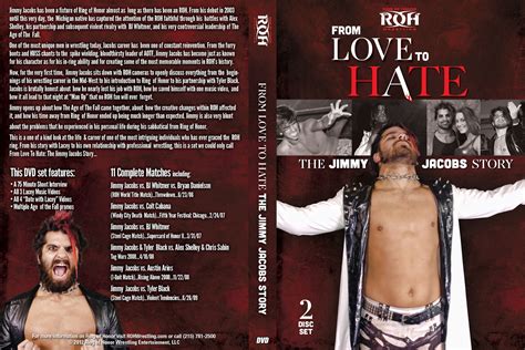 The Wrestling HUB: Reviews: ROH From Love to Hate: The Jimmy Jacobs ...