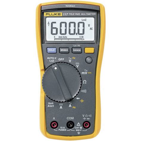 Fluke 117 Handheld multimeter Digital Calibrated to: Manufacturer's standards (no certificate ...