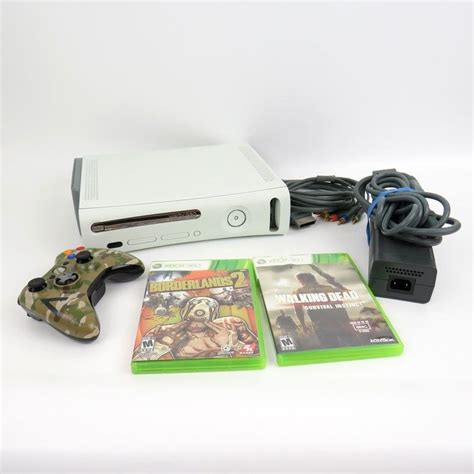 Details about Microsoft Xbox 360 20GB White Video Game Console Gaming ...