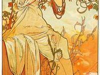 Alphonse Mucha Les 4 Saisons | alphonse mucha, illustration art nouveau, affiche d'art nouveau