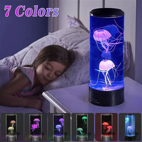 Kohree Large LED Fantasy Jellyfish Lava Lamp Aquarium - Electric Round Jellyfish Tank Mood Light ...