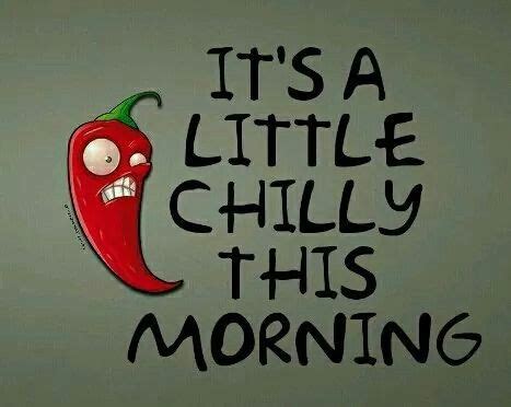 CHILLY MORNING | Morning quotes, Chilli, Quotes