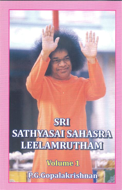 SRI SATHYA SAI SAHASRA LEELAMRUTHAM – VOL 1 | Sathya Sai Book Store ...