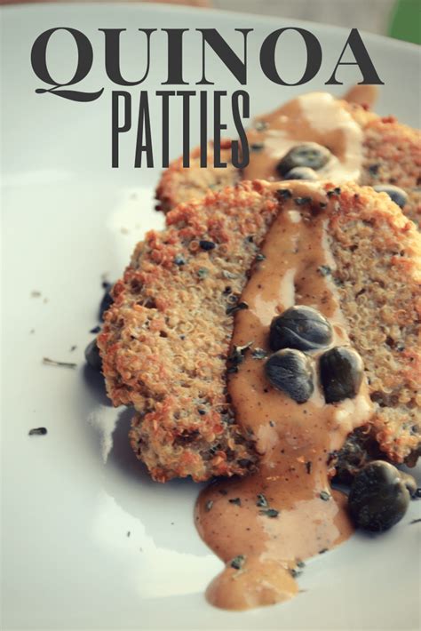 Quinoa Patties - Hi Lovely