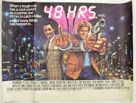 48 Hrs - Original Cinema Movie Poster From pastposters.com British Quad ...