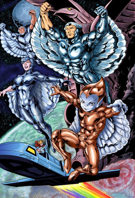 Silverhawks | Classic cartoon characters, Superhero art, Comic art