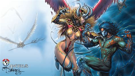 Download Comic The Angelus - The Darkness HD Wallpaper