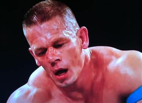 John Cena suffers broken nose in match with Seth Rollins (Video) | Larry Brown Sports