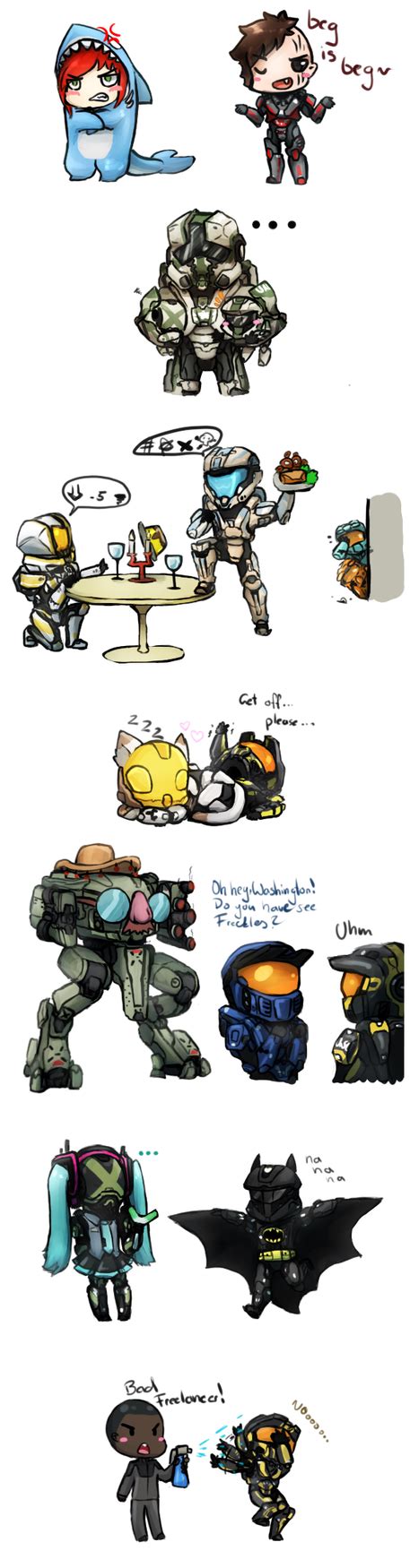 Rvb Doodles 5 by No-pe on DeviantArt