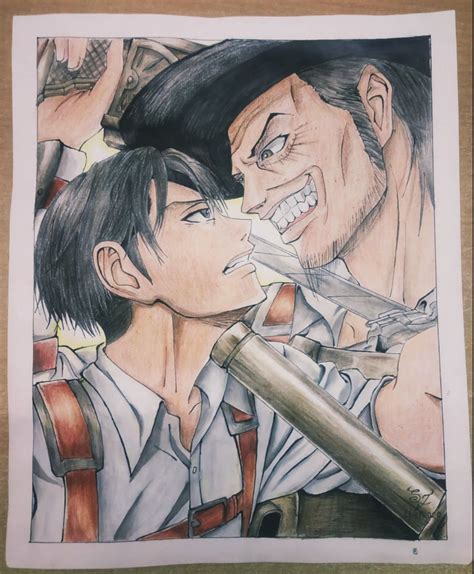 Levi Vs Kenny Drawing