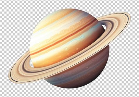 Saturn Planet Concept Isolated on Transparent Background | Premium AI ...