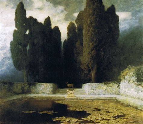 Ferdinand Keller - The Pool | Landscape art, Landscape paintings, Landscape