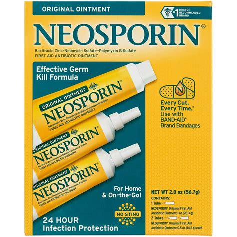 Neosporin Original Ointment - For Home or On The Go - (1oz., 1 pk., 0.5 oz., 2 pk.) - Walmart ...