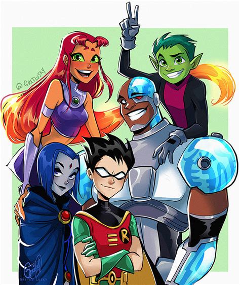 Teen Titans by Gretlusky on DeviantArt