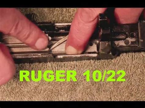 EASY! Ruger 10/22 Bolt Installation - YouTube