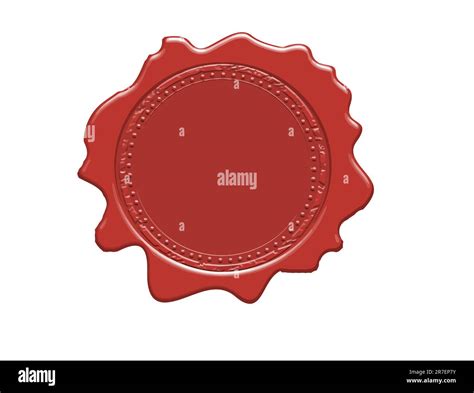 Wax seal with blank field, vector illustration Stock Vector Image & Art - Alamy