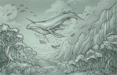 The Great Sky Whale by Evanira on DeviantArt