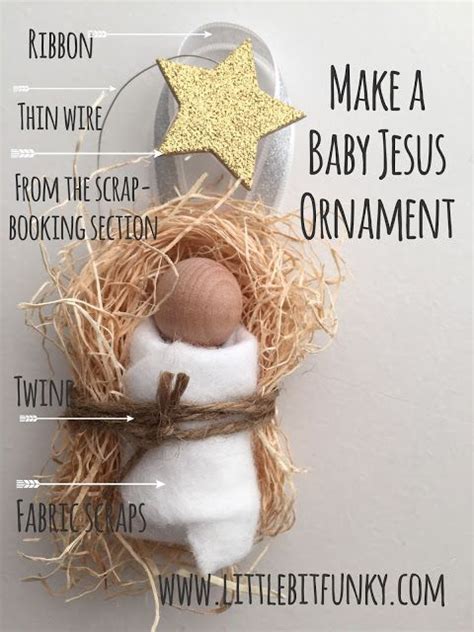 20 Minute Crafter - Make an Adorable Baby Jesus Ornament! | Baby jesus ...