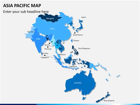 Asia - Pacific (APAC) map for PowerPoint and Google Slides - PPT Slides