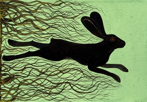 Watership Down Archival Art Print The Black Rabbit of Inlé | Etsy