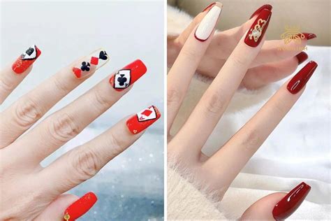 Mẫu nail Tết 2023 đơn giản nhưng vẫn giúp nàng lung linh - TH Điện Biên ...