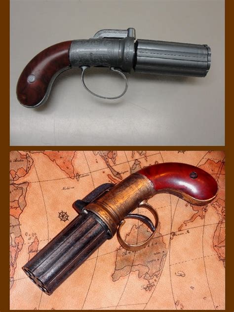 Pepperbox Pistol Revolver Rennovation by Pirkleations on DeviantArt